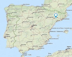 Vilanova de Bellpuig map