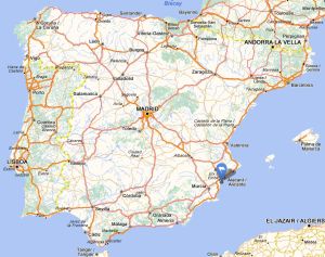 Polop de la Marina map