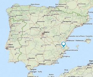 Banyeres de Mariola map