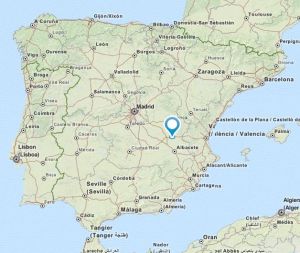 Villanueva de la Jara map